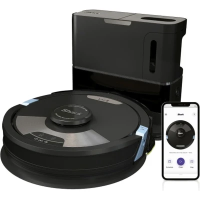 Afbeelding van Shark STYLE iQ RV2600WSEU robotstofzuiger 1,2 l Zakloos Zwart