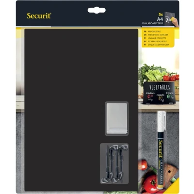 Afbeelding van Prijs tags, Securit, A4, incl. krijtstift (5 krijtbordjes)