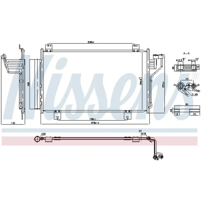 Afbeelding van Nissens Airco condensor 940575