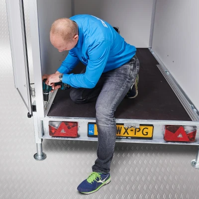 Afbeelding van Datona Bindrail Voor Aanhangwagens 150 Cm, Inclusief 2 Spanogen (150 x 5 1 cm)