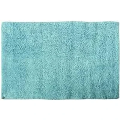 Afbeelding van MSV Badkamerkleedje/badmat voor op de vloer lichtblauw 45 x 70 cm Badmatjes
