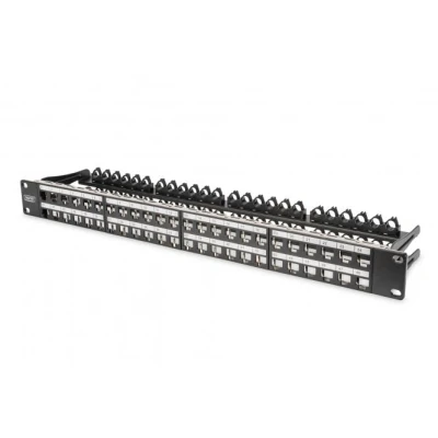 Afbeelding van Digitus DN 91424 48 poorten Netwerkpatchpaneel 483 mm (19) 1 HE Zwart