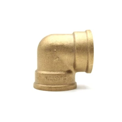 Afbeelding van DOJA Barcelona Messing Draadbocht 90 3/4&quot; Vrouwelijk Elleboog Kraanelleboog voor irrigatie installaties Elleboogverbindingsbuizen radiatoren, perslucht