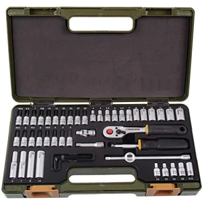 Afbeelding van Proxxon Industrial 23280 Dopsleutelset Metrisch 1/4 (6.3 mm) 50 delig