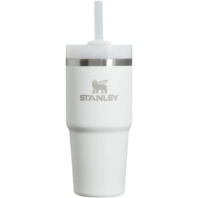 Afbeelding van STANLEY Quencher H2.O FlowState™ Roestvrijstalen vacuüm geïsoleerde beker met deksel en rietje, voor water, ijsthee of koffie, smoothie meer, vorst, 414 ml