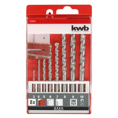 Afbeelding van KWB Steenborenset 3 10mm 8 delig
