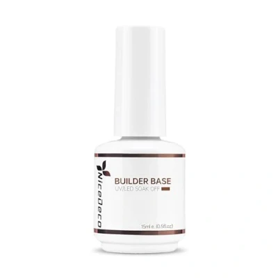 Afbeelding van Nicedeco 7 in 1 Builder Base Gel Semi permanente Clear Nagellak Coat Uitbreiding Versterking Nail Art 15ML