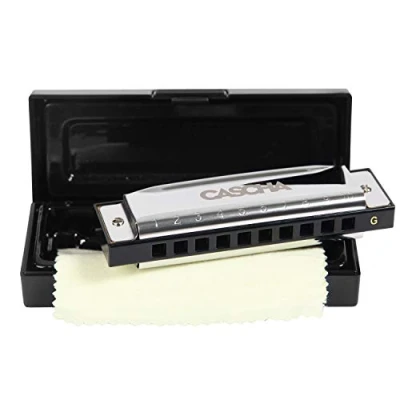 Afbeelding van CASCHA Blues Harmonica in G (incl. etui en schoonmaakdoekje)