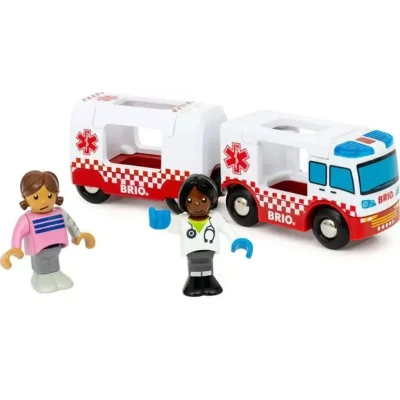 Afbeelding van Playset Brio Rescue Ambulance 4 Onderdelen