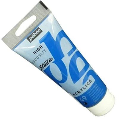Afbeelding van Pébéo 831049 Studio Acrylverf, 1 tube, 100 ml, primair cyaan