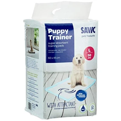 Afbeelding van Savic Puppy Trainer Large Pads 50 stuks