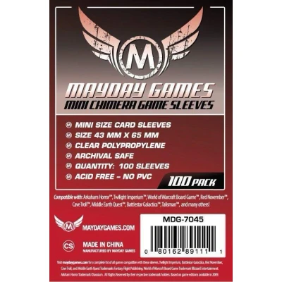Afbeelding van Mini Chimera Game Sleeves (43x65mm) clear (100)