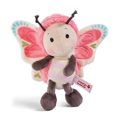 Afbeelding van NICI Knuffel Vlinder 25 cm Knuffels voor Meisjes, Jongens en Baby&#039;s Pluizig Knuffeldier om Mee te Spelen, Knuffelen Verzamelen Knuffelige Pluche Dieren