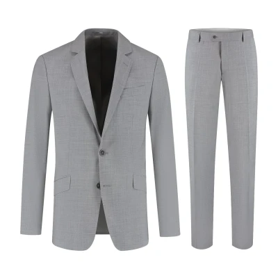Afbeelding van GENTS Pak melange Sheffield grijs 102