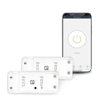 Afbeelding van Garza ® Smarthome 2 pack geïntegreerde wifi smart controller, programmeerbaar, afstandsbediening en bestuurbaar via stem app, compatibel met Alexa Google Home.