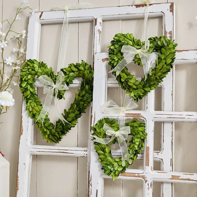 Afbeelding van LOBERON Hanger set van 3 Venia groen