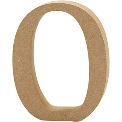 Afbeelding van Creative letter O MDF 13 cm