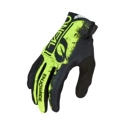 Afbeelding van O&#039;NEAL MX MTB, DH FR, fiets en motorcross handschoenen, duurzame, flexibele materialen, geventileerde handtop, Matrix Glove Shocker V.23, volwassenen, zwart, neon geel, maat XL