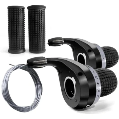 Afbeelding van Hsthe Sea 1 Paar 3x6 Speed Fiets Shifter Twist Lever Mountain 18 Shift Grip voor Mountainbike