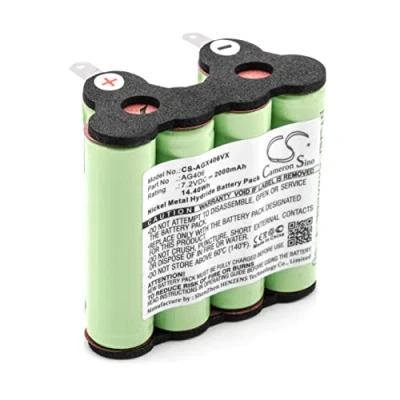 Afbeelding van vhbw NiMH accu 2000 mAh (7,2 V) geschikt voor stofzuiger Home Cleaner thuisrobot AEG/Electrolux AG406, ZB4106WD