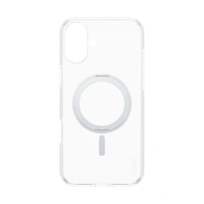 Afbeelding van PanzerGlass Hoesje Geschikt voor iPhone 16 Plus CARE Kickstand Case MagSafe Zilver