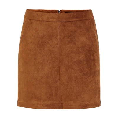 Afbeelding van VERO MODA mini rok VMDONNADINA camel