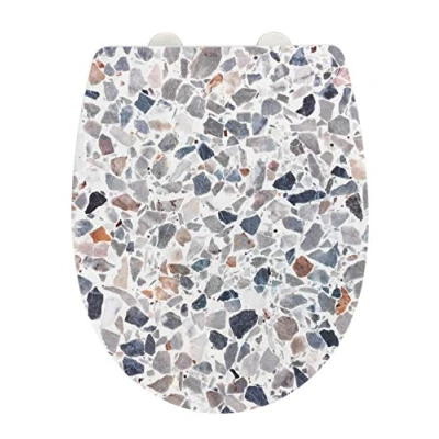 Afbeelding van WENKO Toiletzitting Terrazzo High Gloss (1 stuk)