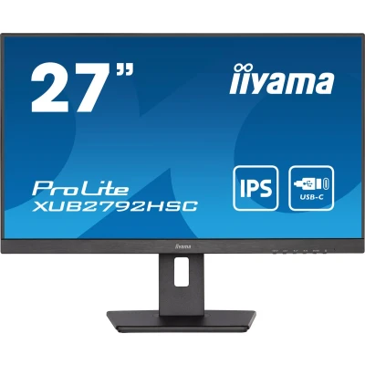 Afbeelding van Iiyama ProLite XUB2792HSC B5 27 Full HD USB C IPS Monitor Zwart