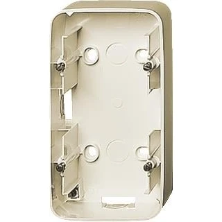 Afbeelding van Busch Jaeger BD2000 Opbouwbak 2V Creme 1702 212