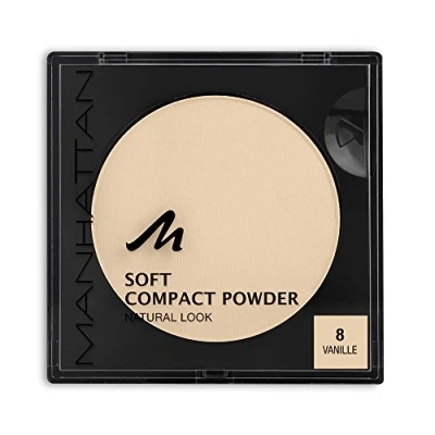 Afbeelding van MANHATTAN Cosmetics Gezichtspoeder Soft Compact Powder Vanilla 08, 9 g