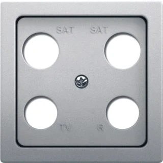 Afbeelding van Abb busch jaeger centraalplaat satelliet pure rvs 2cka001724a4378