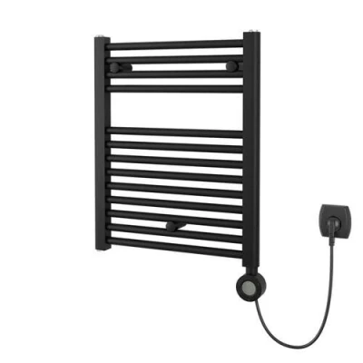 Afbeelding van Masterwatt Calor V2 Black elektrische badkamerradiator. 300W 871 x