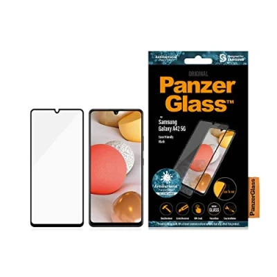 Afbeelding van PanzerGlass™ Samsung Galaxy A42 5G Black Antibacterial