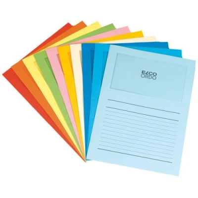 Afbeelding van ELCO Ordo Classico Venstermappen 10 Diverse kleuren doos van 100, Meerkleurig