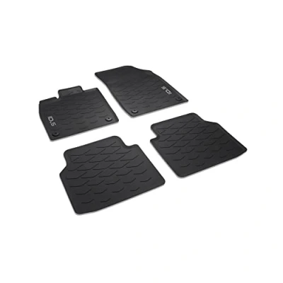 Afbeelding van Volkswagen 11E06150082V rubberen vloermatten, 4 x matten, met ID.5 opschrift, zwart
