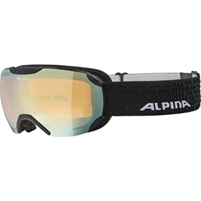Afbeelding van Skibril Alpina Pheos S Black Matt / HM Gold