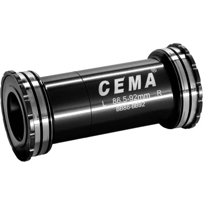Afbeelding van CEMA Bracketas BB89 Interlock Shimano RVS Zwart