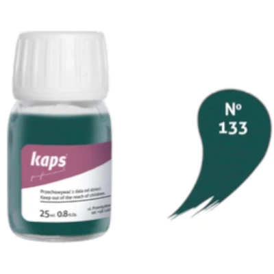 Afbeelding van Kaps super color leer &amp; kunstleer verf inc.cleaner (133) Donker Groen 25ml