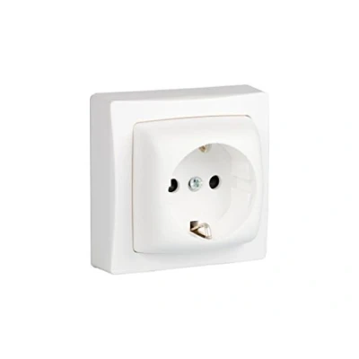 Afbeelding van Legrand Oteo contactdoos oppervlaktemontage (modern, 3680 W, 230 V) wit