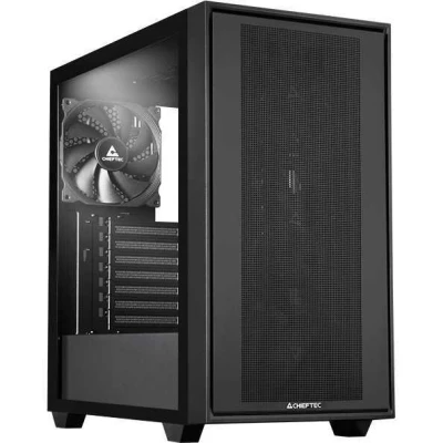 Afbeelding van Chieftec Night Hunter GS 03B BLK OP (schwarz, Tempered Glass), PC behuizing