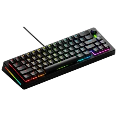 Afbeelding van Glorious Gaming GMMK 3 Custom Mechanical Keyboard, compact 65%, pakkingsysteem, doubleshot PBT keycaps, aluminium switch plate, hotswap &amp; 5 polige switches, Amerikaanse QWERTY, Zwart
