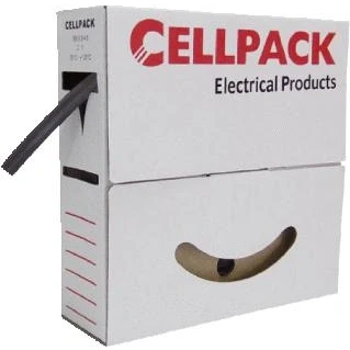 Afbeelding van Cellpack sb krimpkous afrolbox dunwandig krimpverhouding 2 1 zwart 4m 127139