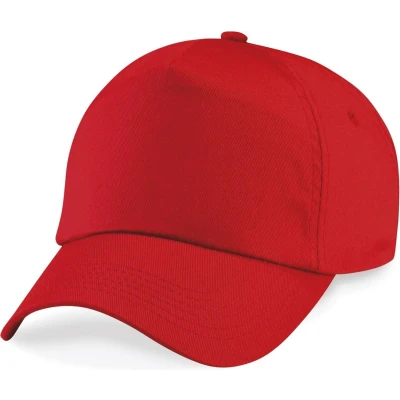Afbeelding van Beechfield Junior Original 5 Panel Cap Bright Red