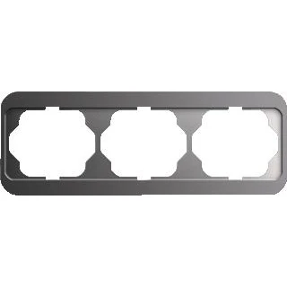 Afbeelding van B J Alpha afdekraam 3 voudig horizontaal platin