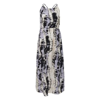 Afbeelding van QS Jurk grijs / zwart offwhite