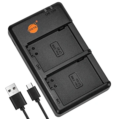 Afbeelding van DSTE LC E8 batterij USB Dual Quick Charger Compatibel met Canon LP E8, EOS 550D, 600D, 650D, 700D, Kiss X4, X5, X6i, X7i, Rebel T2i, T3i, T4i, T5i