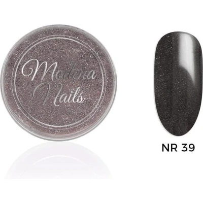Afbeelding van Modena Nails Acryl Glitter Zwart 39