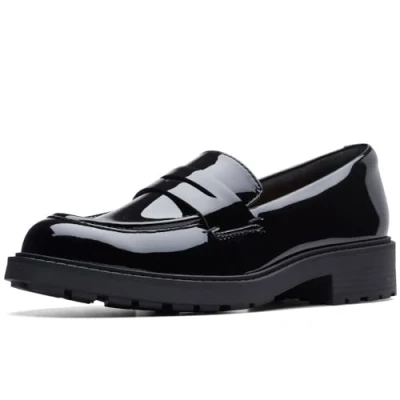 Afbeelding van Clarks Orinoco Penny Instappers, Dames, Maat: 40, Black Leer