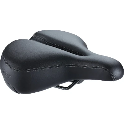 Afbeelding van BBB Cycling SoftShape Upright Anatomic Fietszadel Comfortabel Stadszadel Unisex Zwart BSD 128