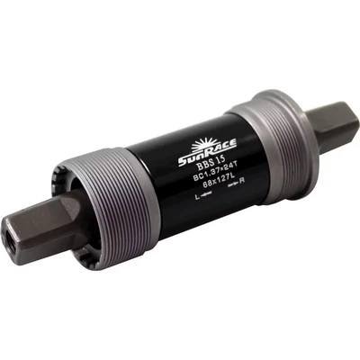 Afbeelding van Sunrace Trapas spieloos 127 mm zilver/zwart